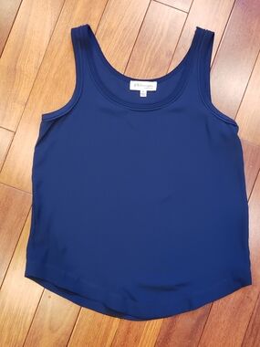 Philosophy Women's small blue tank top.